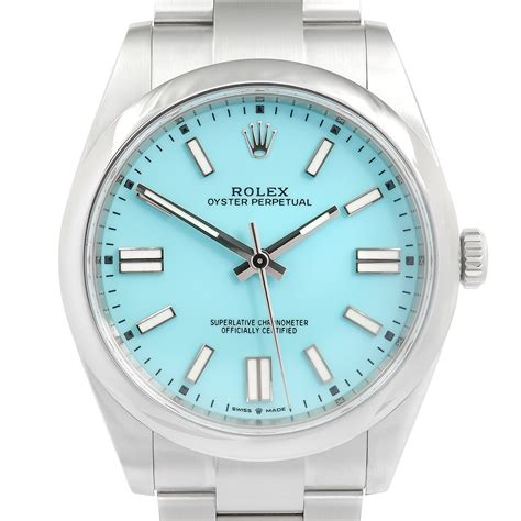 rolex oyster perpetual datejust tiffany blue|rolex tiffany full set.